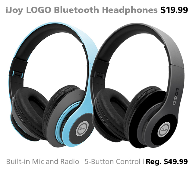 Deal of the Week: iJoy LOGO Bluetooth Headphones $19.99 (reg. $49.99)